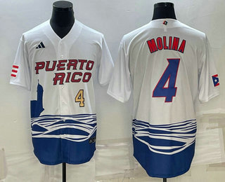 Mens Puerto Rico Baseball #4 Carlos Correa Number 2023 White World Baseball Classic Stitched Jersey,We sell and wholesale Mens Puerto Rico Baseball #4 Carlos Correa Number 2023 White World Baseball Classic Stitched Jersey on line form chian!